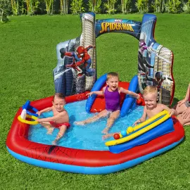 Oppustelig B&oslash;rnepool Spiderman Park