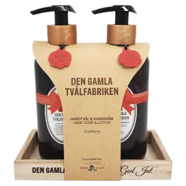 Julesæt Den Gamle Tvålfabriken Sæbe & Lotion Tranebær
