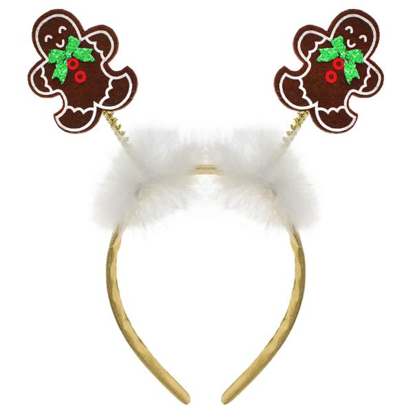 Julehårbøjle med Peberkagemænd