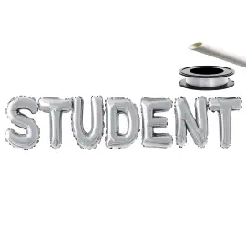 Ballonguirlande Student S&oslash;lv