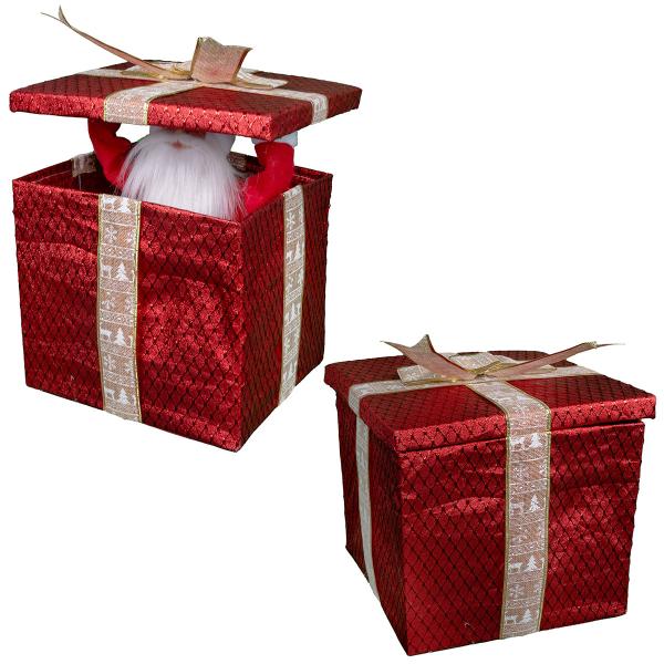 Gaveæske med Animeret Julemand