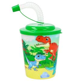 Dinosaurkrus med L&aring;g og Suger&oslash;r 30 cl