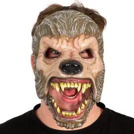 Varulvmaske med Bevægelig Kæbe