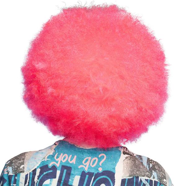 Afroparyk Neonlyserød