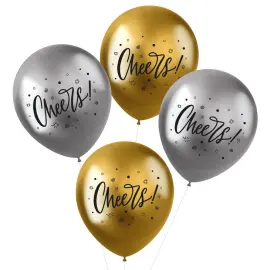 Metal Shine Balloner Cheers