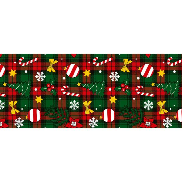 Juleløber med Rutemønster