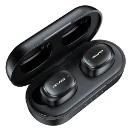 Høretelefoner med Opladningsetui T13 Pro Sorte