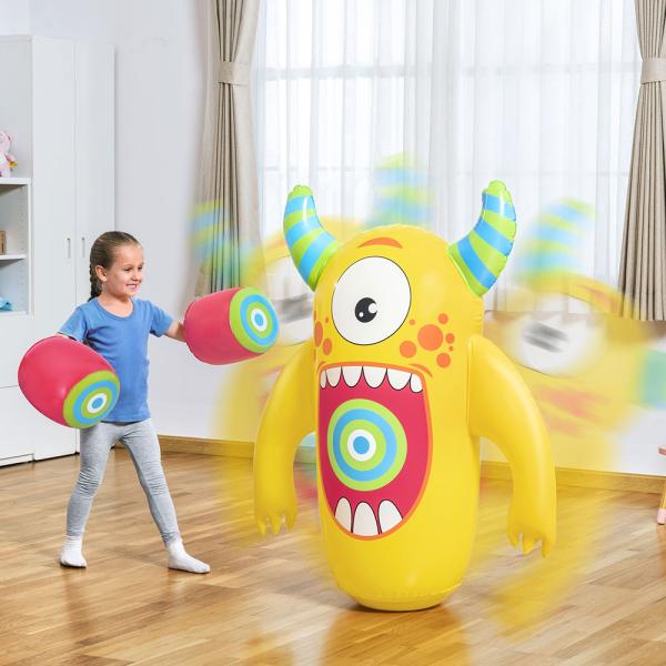 Oppustelig Boksesæk Monster Børn