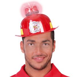 Brandmandshjelm med Lys Sirenelyde