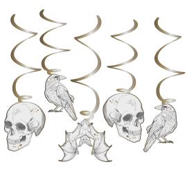 Hængende Halloween Swirls 6-pak
