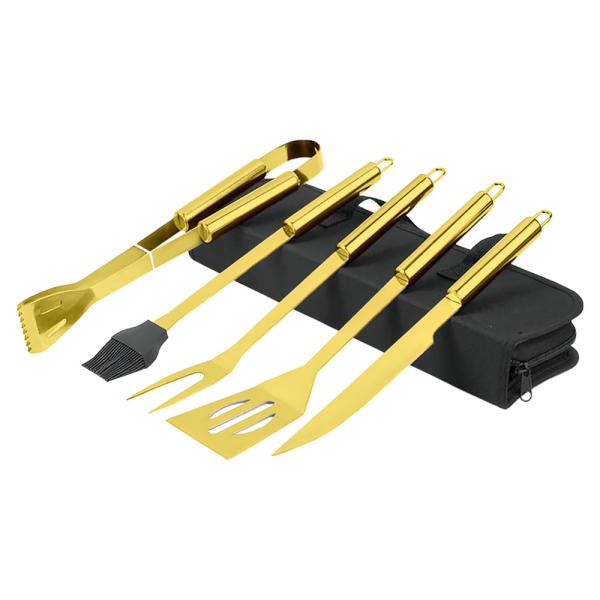 BBQ Grillredskaber Sæt 5 Dele