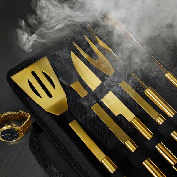 BBQ Grillredskaber Sæt 5 Dele