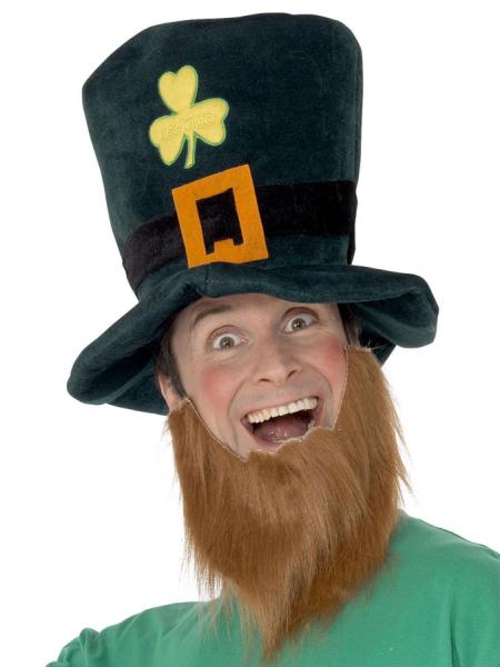 Leprechaun Hat med Skæg