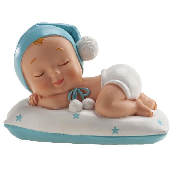 Kagedekoration Dåbsfigur Sovende Dreng