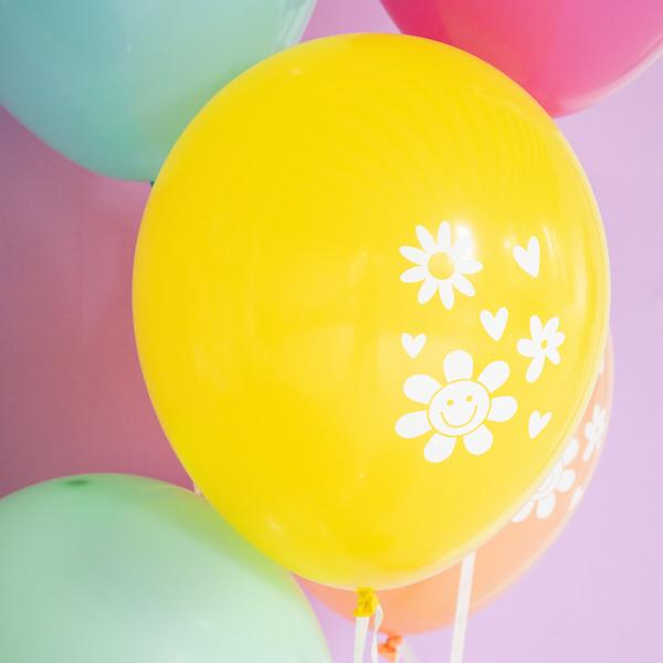 Latexballoner Happy Birthday Boho Girlz 6-pak