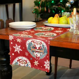 Juleløber med Nissemotiv