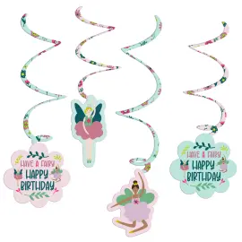 H&aelig;ngende Swirls Fabulous Fairy 6-pak