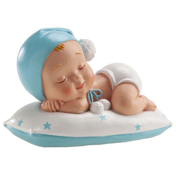 Kagedekoration Dåbsfigur Sovende Dreng