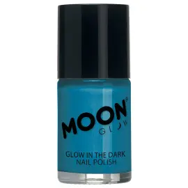 Moon Glow Selvlysende Neglelak Blå