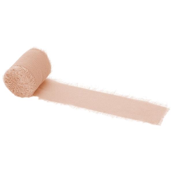 Chiffonbånd Laksefarvet 40 mm 3-pak