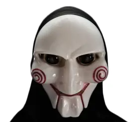 Saw Puppet Maske med Hætte