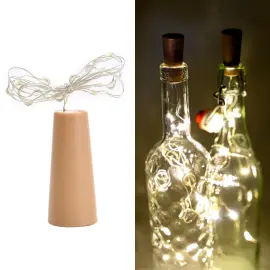 Flaskebelysning Korkprop med LED-lyskæde
