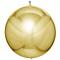 Kuglerund Folieballon Metallic Guld 3-pak