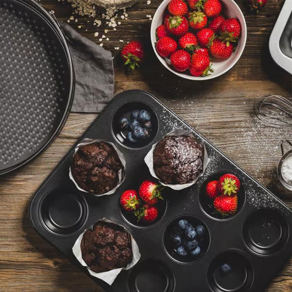 Muffinbakke 12 Muffins 6,5 cm