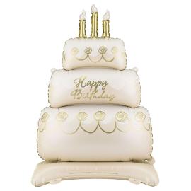 Folieballon Kage Happy Birthday 70 x 100 cm