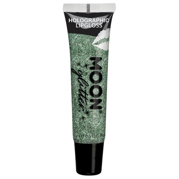 Moon Glitter Holografisk Glitter Lipgloss Grøn