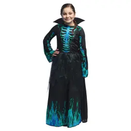 Skelet Kjole Azura Børnekostume