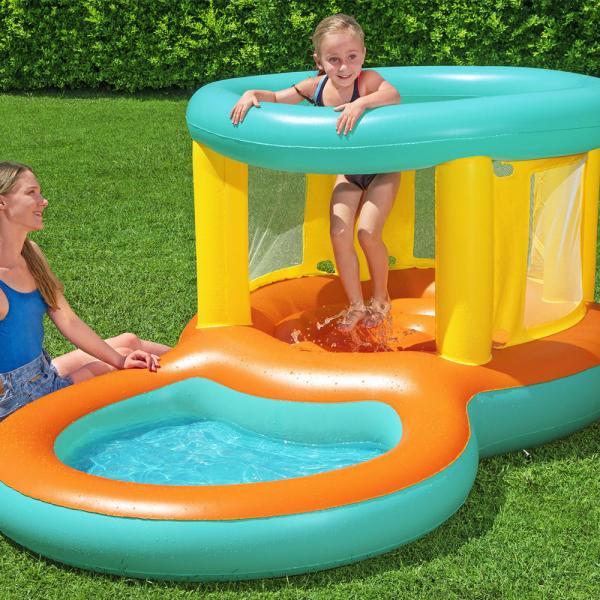 Oppustelig Hoppeborg & Børnepool Jumptopia