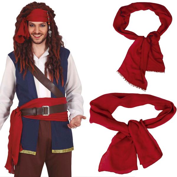 Piratsæt Rød 2-pak