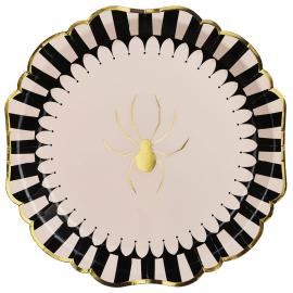 Paptallerkener Gyldne Edderkopper