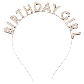 Birthday Girl Tiara Rosaguld