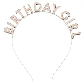 Birthday Girl Tiara Rosaguld