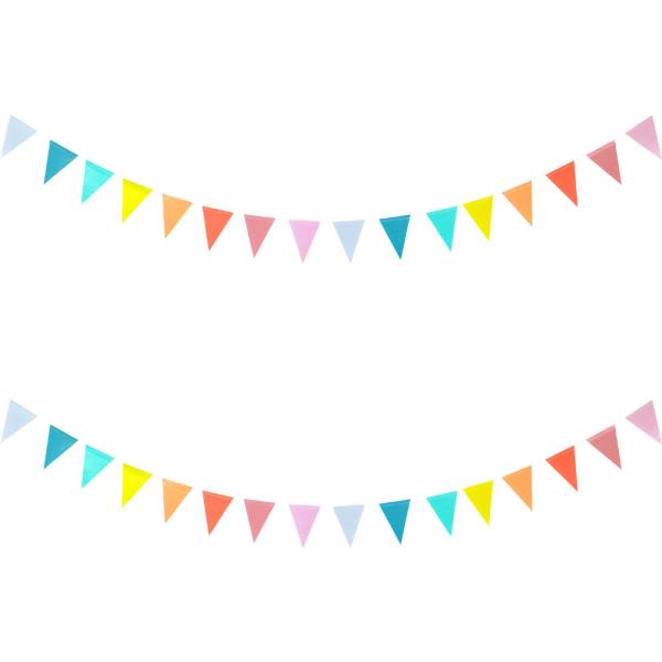 Flagguirlande Pastel Lille