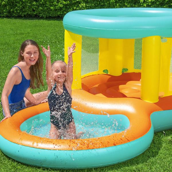 Oppustelig Hoppeborg & Børnepool Jumptopia