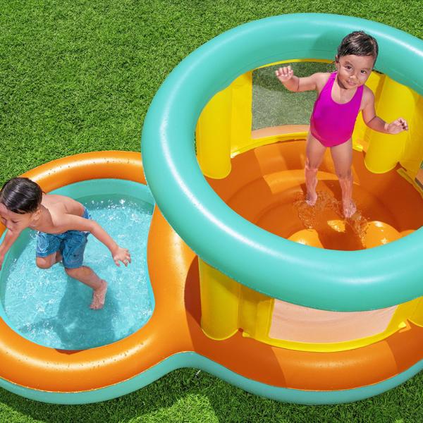 Oppustelig Hoppeborg & Børnepool Jumptopia