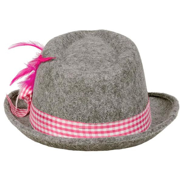 Tyrolerhat Grå/Rosa