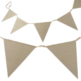 Vimpelguirlande Guld Glitter