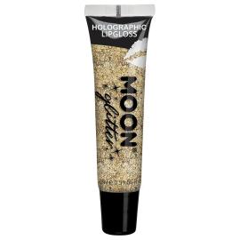 Moon Glitter Holografisk Glitter Lipgloss Guld