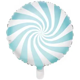 Blåt Slik Folieballon