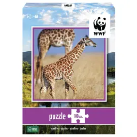 WWF Giraffer Puslespil 100 Brikker