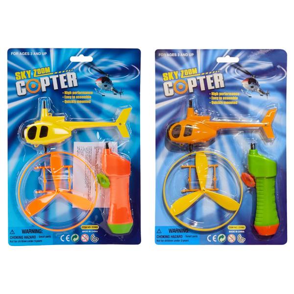 Helikopter med Spinner & Launcher