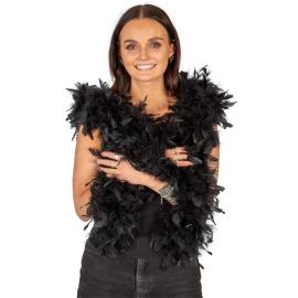 Fjerboa Sort 80g 180 cm