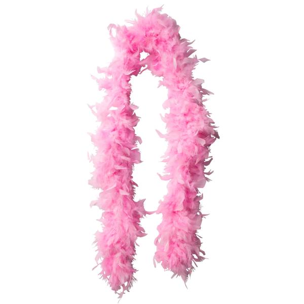 Fjerboa Lyserød 80g 180 cm