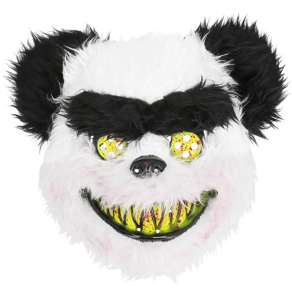 Plysmaske Uhyggelig Panda