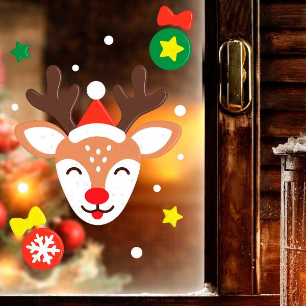 Gel Vinduesdekoration Julerensdyr