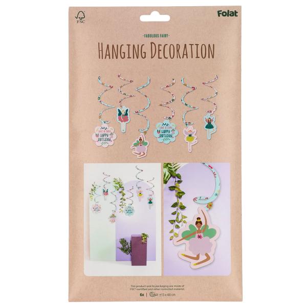 Hængende Swirls Fabulous Fairy 6-pak